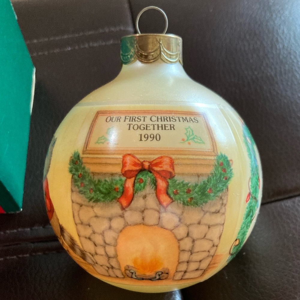 VTG 1990 Hallmark Keepsake Ornament Our First Christmas Together